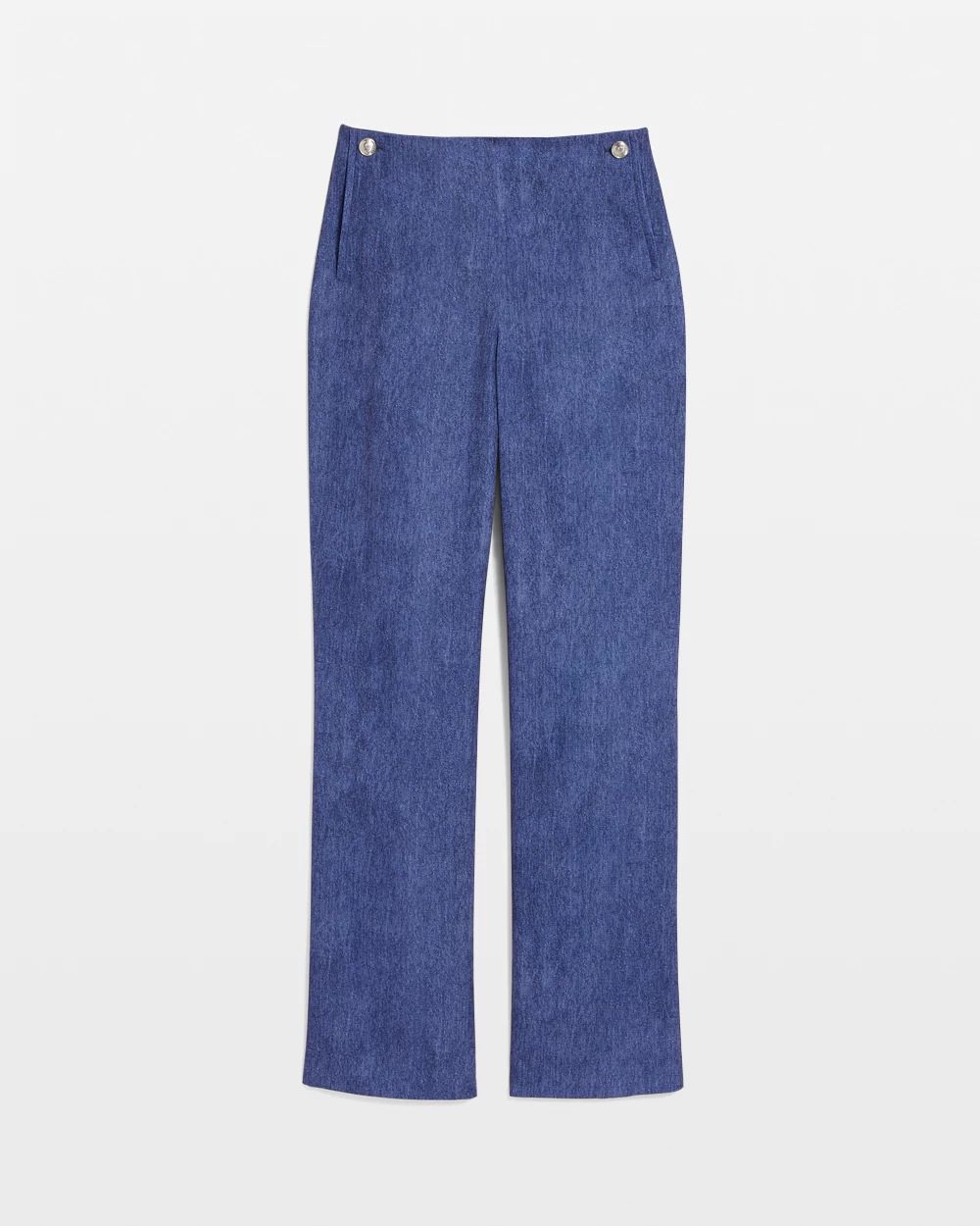Petite Denim Print Trouser