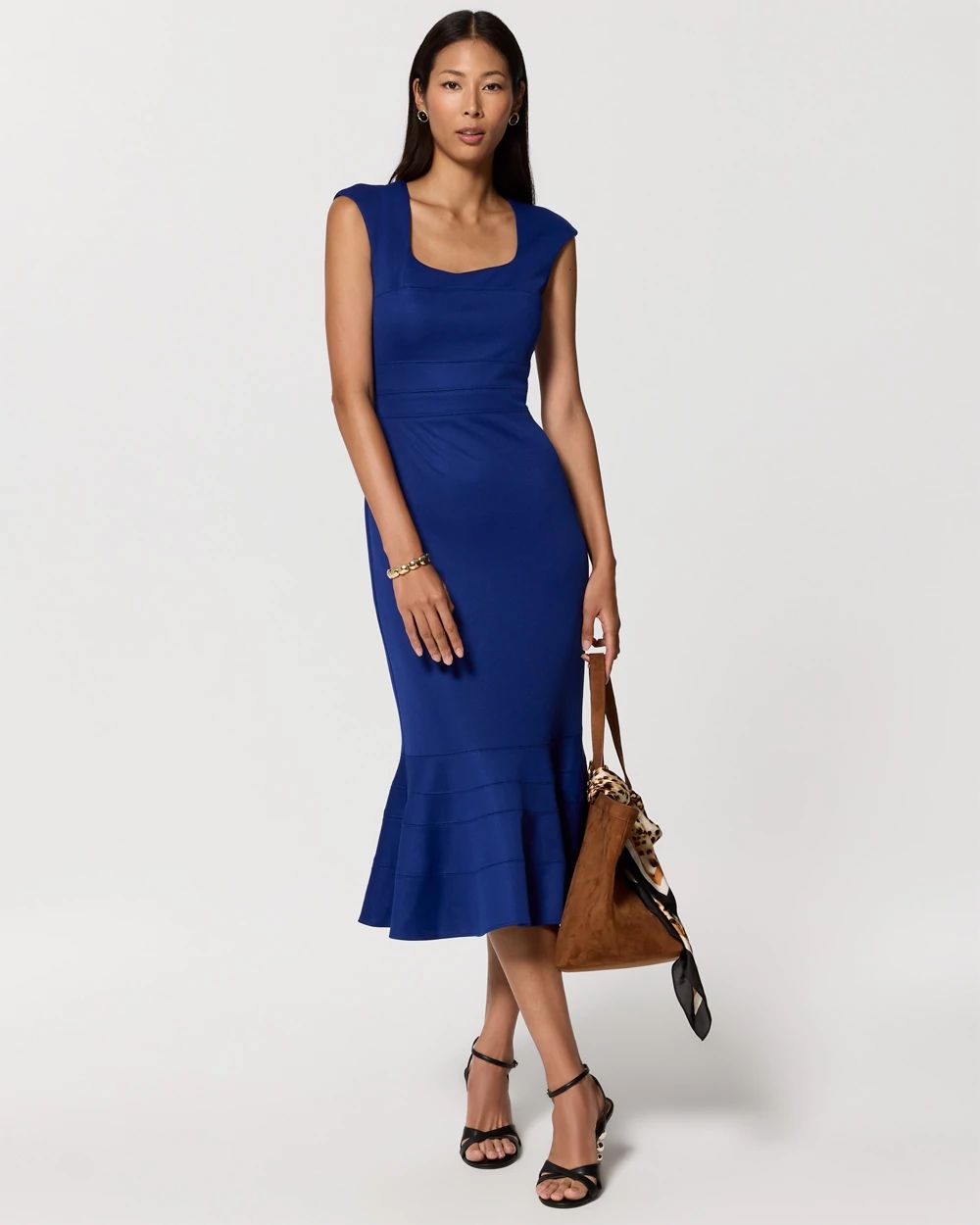 Ponte Midi Dress click to view larger image.