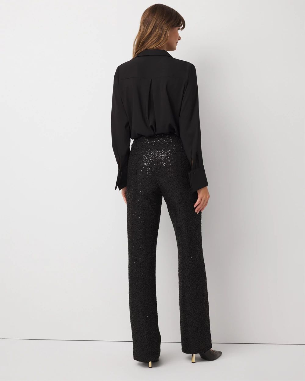 Sequin + Lace Riley Trouser