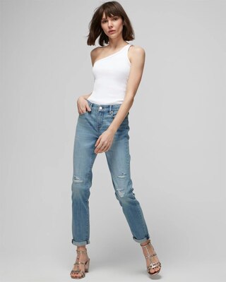 WHBM® FORME Rib One-Shoulder Tank