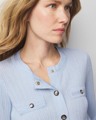 Snap Front Sweater Cardigan