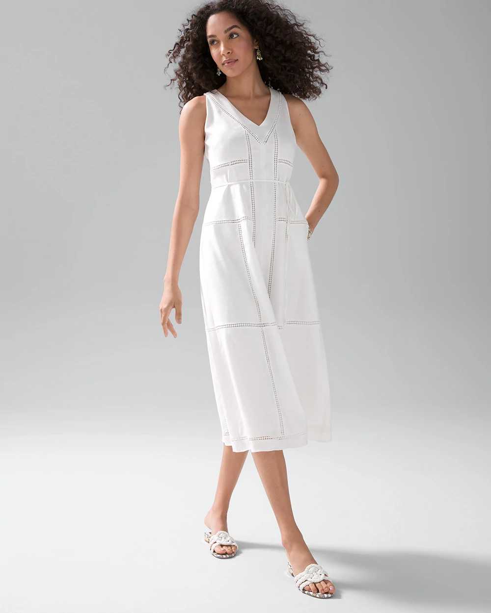 Whbm online white dress