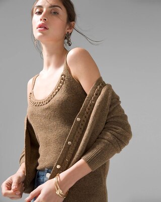 Chain Open Cardigan