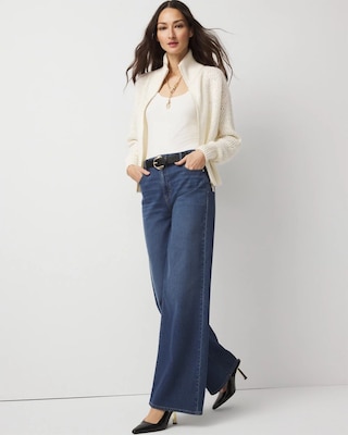 Petite Wool-Blend Bouclé Cardigan click to view larger image.