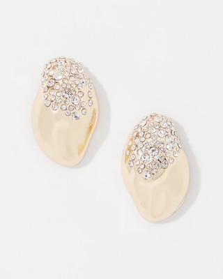 Dusted Pavé Stud Earrings