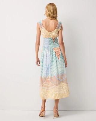 Ruched Tank Midi Dress click to view larger image.