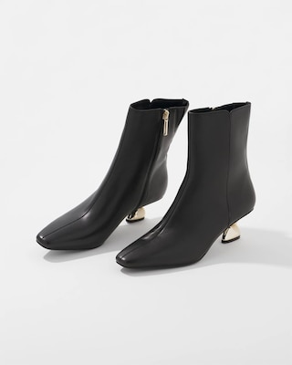 Gold Twist-Heel Bootie click to view larger image.
