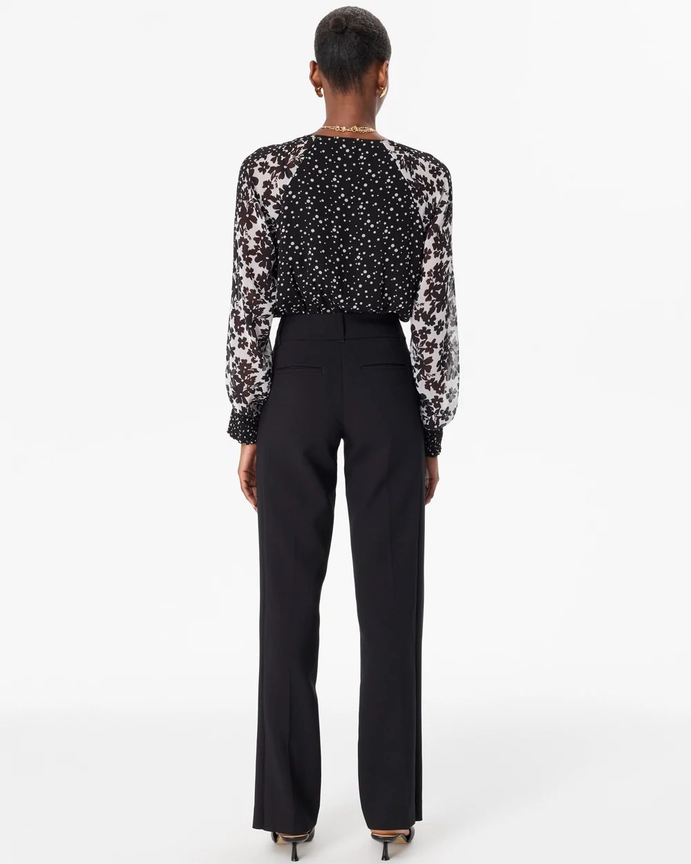 Luxe Stretch High Rise Riley Trouser click to view larger image.