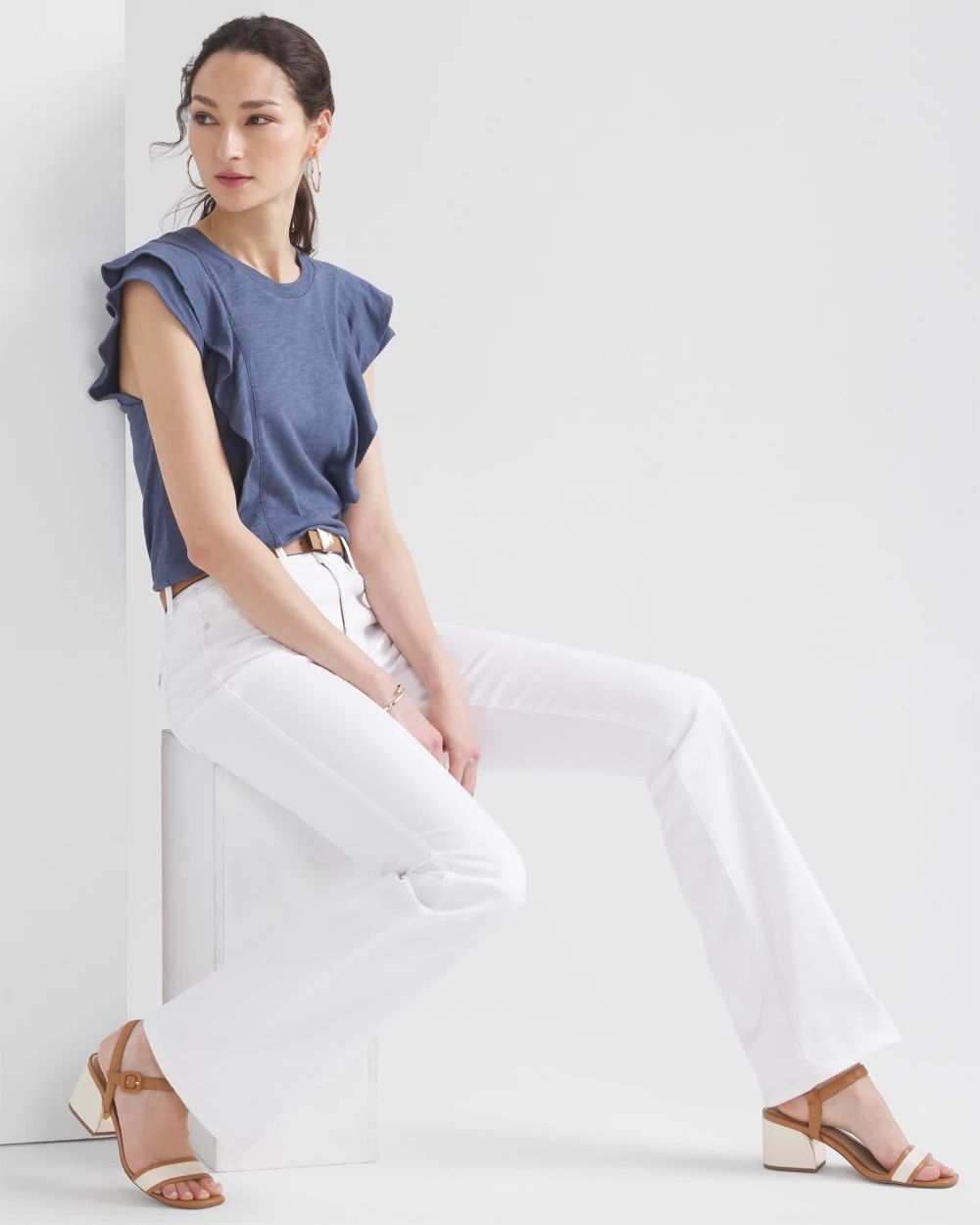 Ruffle Sleeve Tee