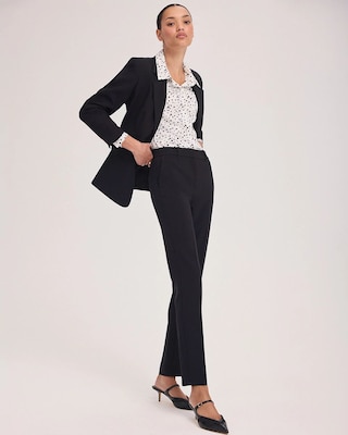 Luxe Stretch High-Rise Elle Slim Ankle Pant
