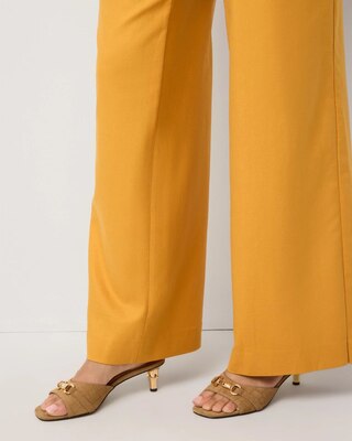 Croc Suede Heeled Sandal