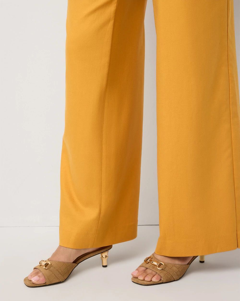 Croc Suede Heeled Sandal
