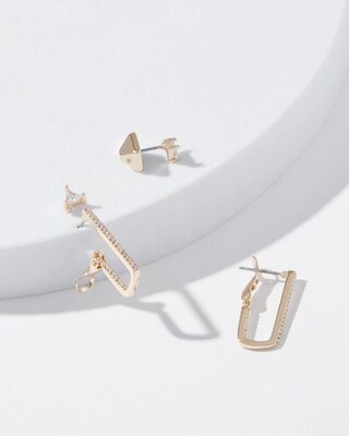 Gold 2-Pack Earring Set