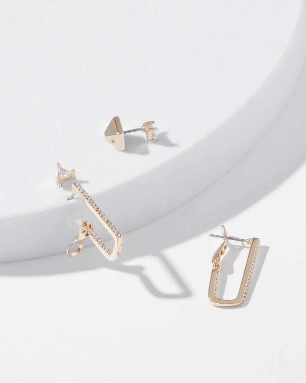 Gold 2-Pack Earring Set