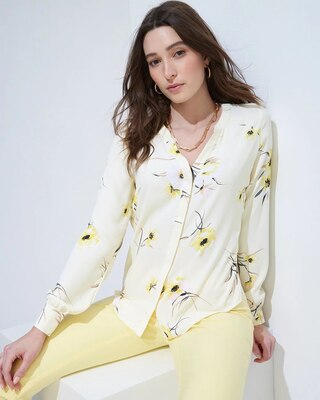 Outlet WHBM Soft Button-Down Shirt