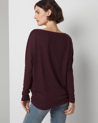 Long Sleeve Ribbed Tunic click to view larger image.