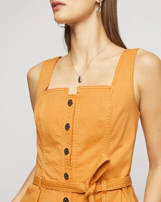 Sleeveless Topstitch Pret Top