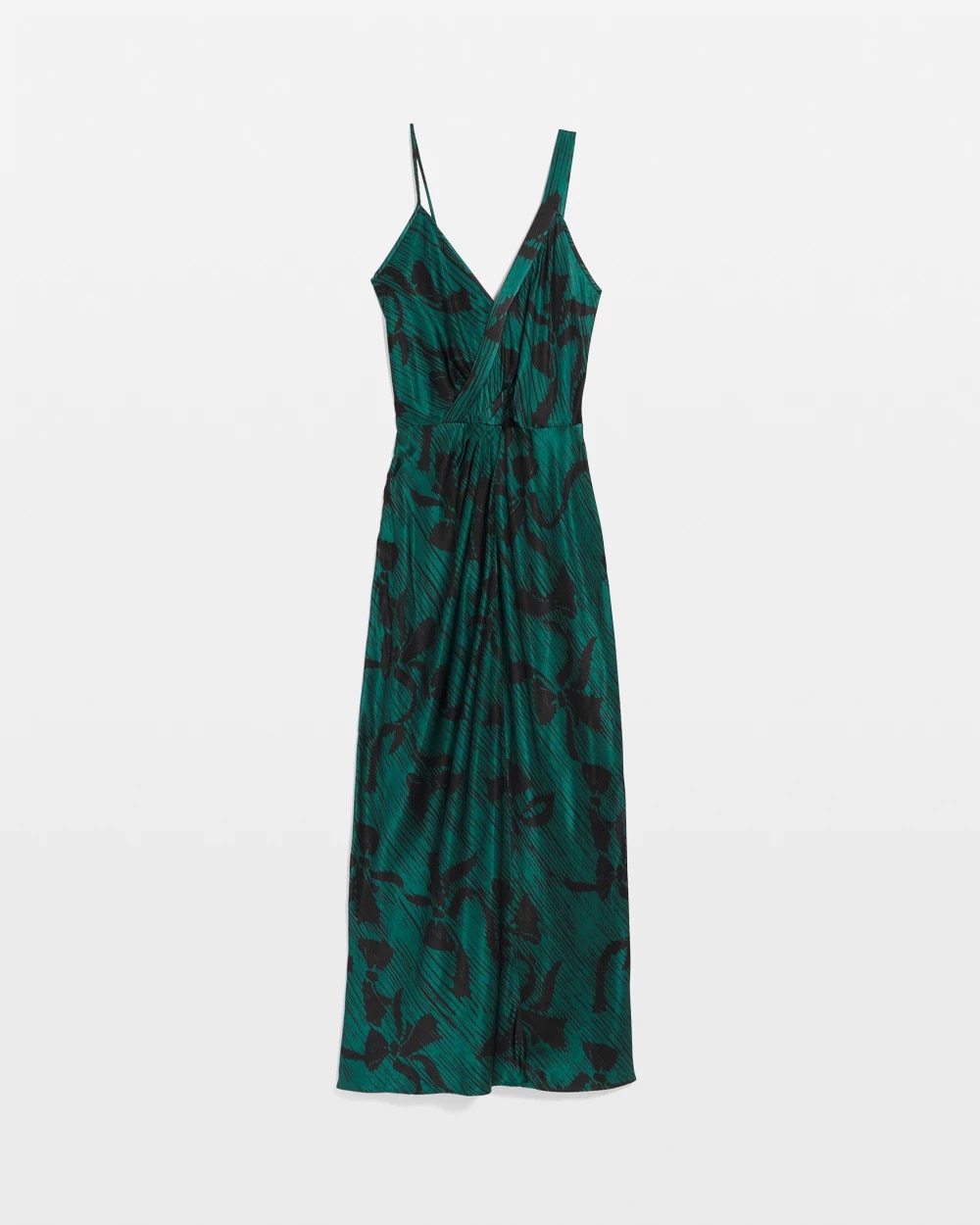 Asymmetrical Satin Slip Dress