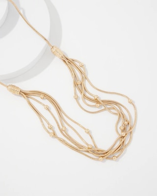 Sculptural Knots Necklace click to view larger image.