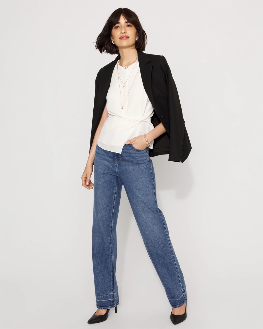 Draped Waist Shell