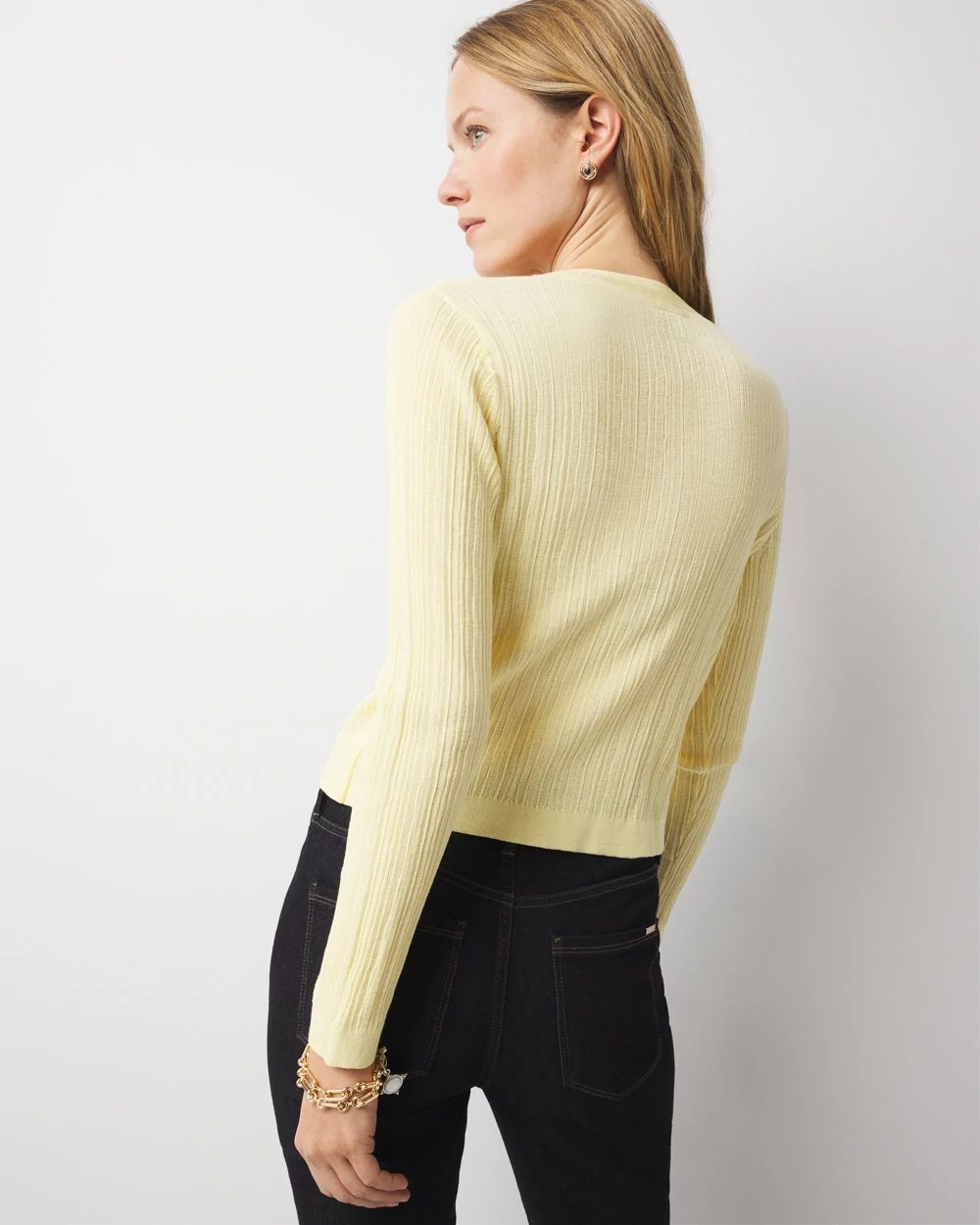 Snap Front Sweater Cardigan