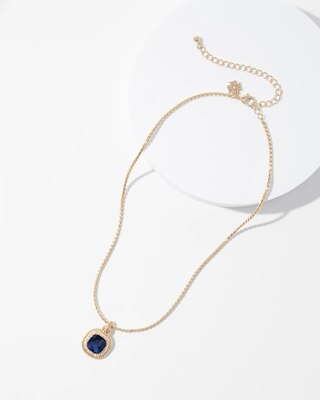 Blue Crystal Pendant