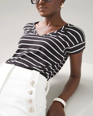 Sailor Button Trim Shorts