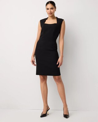 Square Neck Sheath Dress