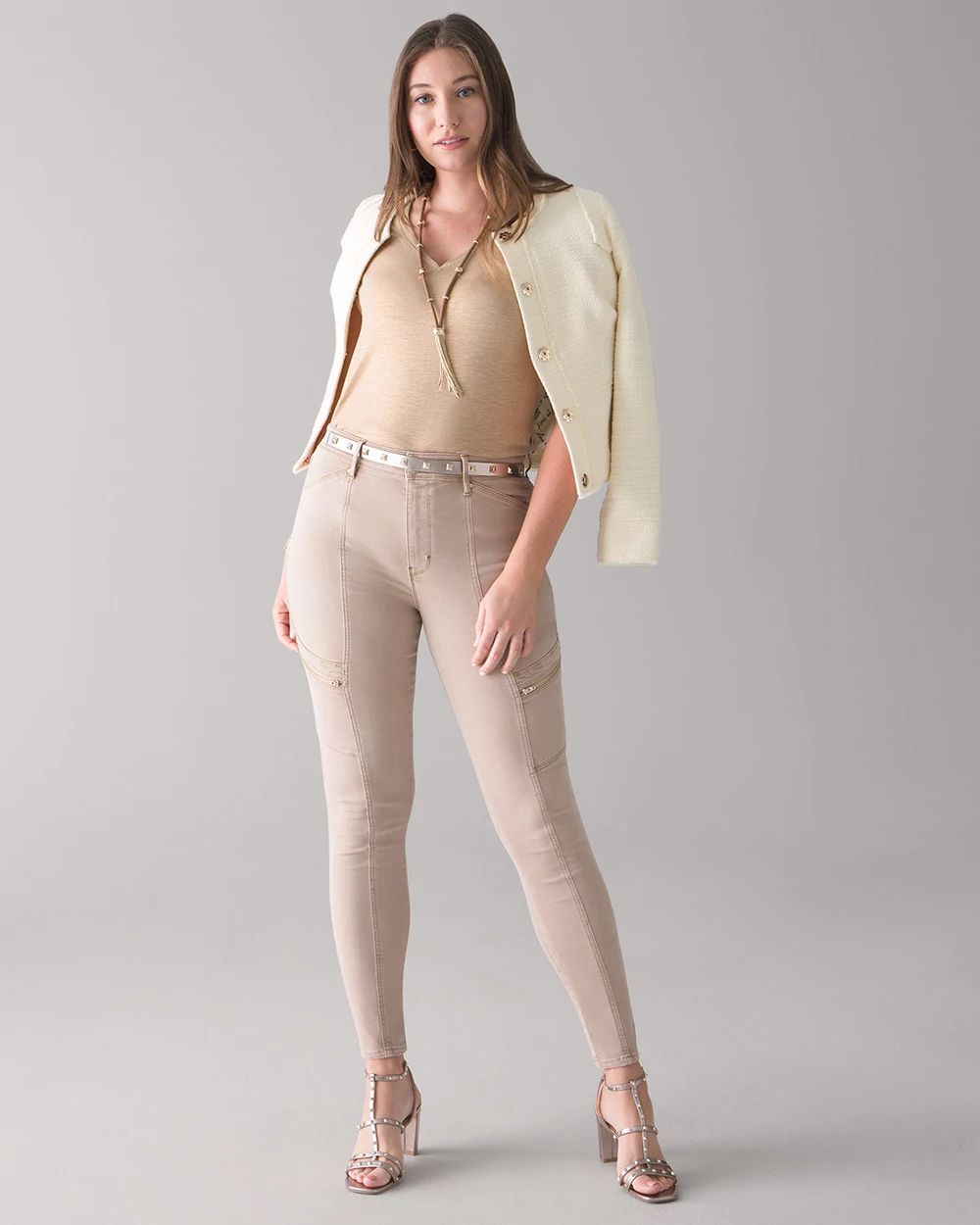 Curvy High-Rise Skinny Ankle Jeans