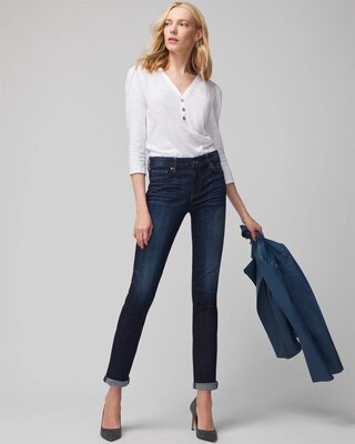 3/4 Sleeve Henley Tee click to view larger image.