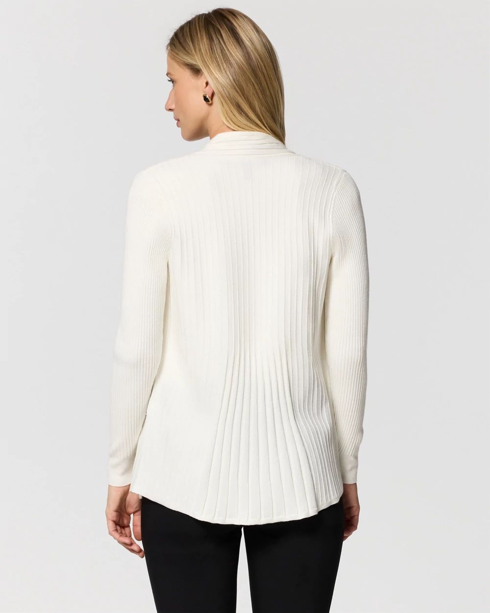 Ribbed Long Sleeve Coverup click to view larger image.