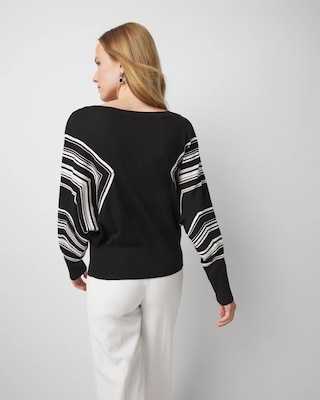 Striped Dolman Sweater click to view larger image.