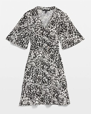 Matte Jersey Belted Kimono Dress