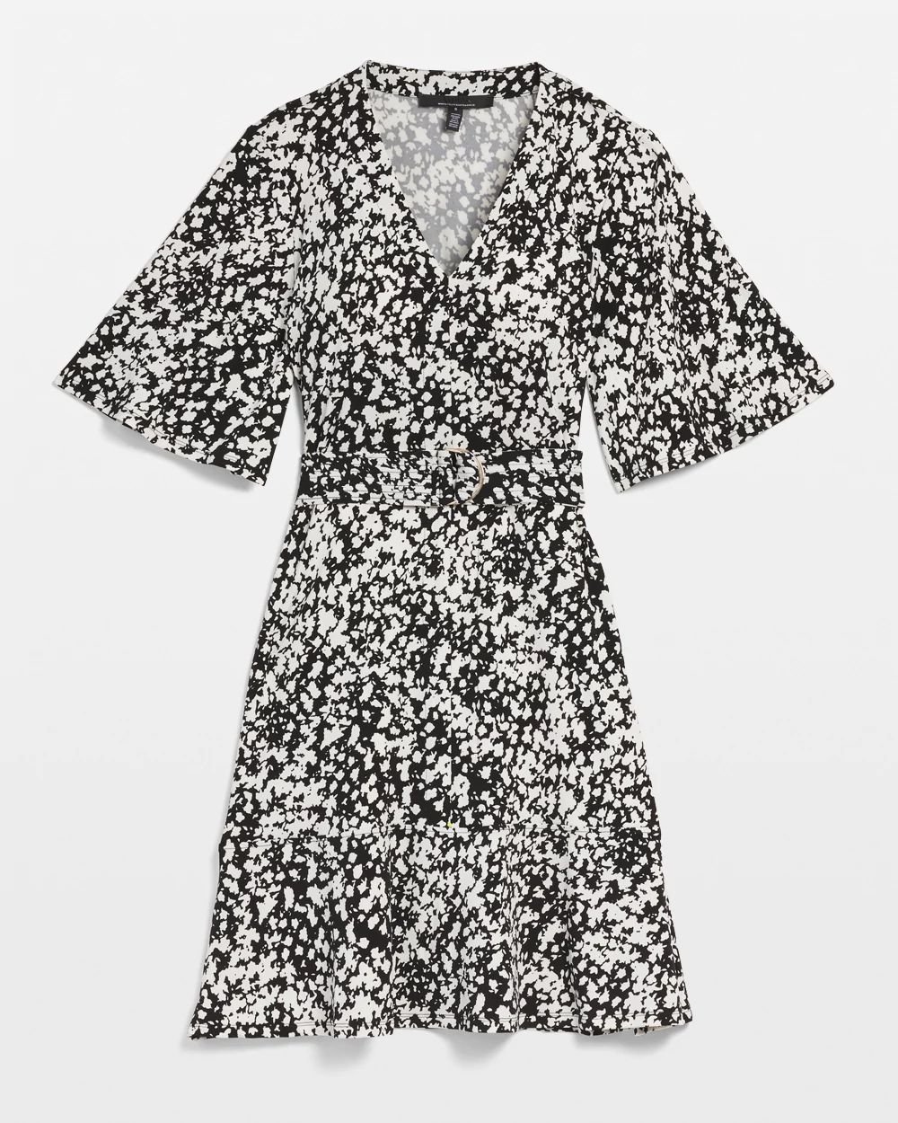 Matte Jersey Belted Kimono Dress