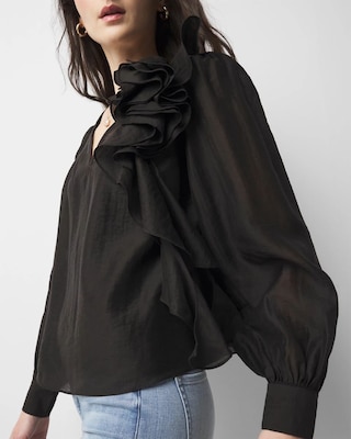 Ruffle Statement Blouse click to view larger image.