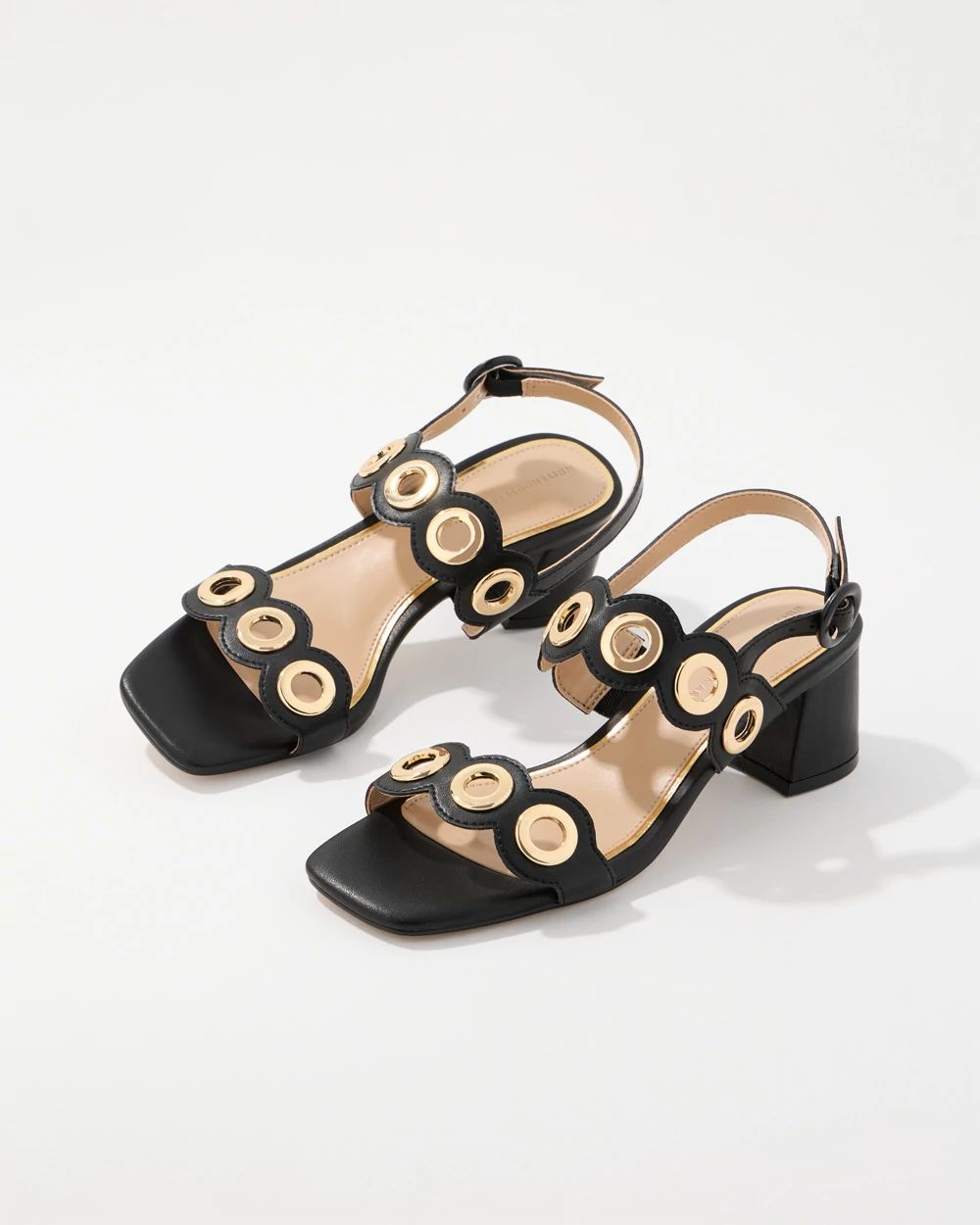 Leather Heeled Sandal