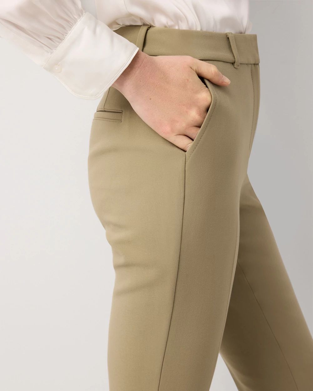 High-Rise Elle Slim Ankle Pant click to view larger image.