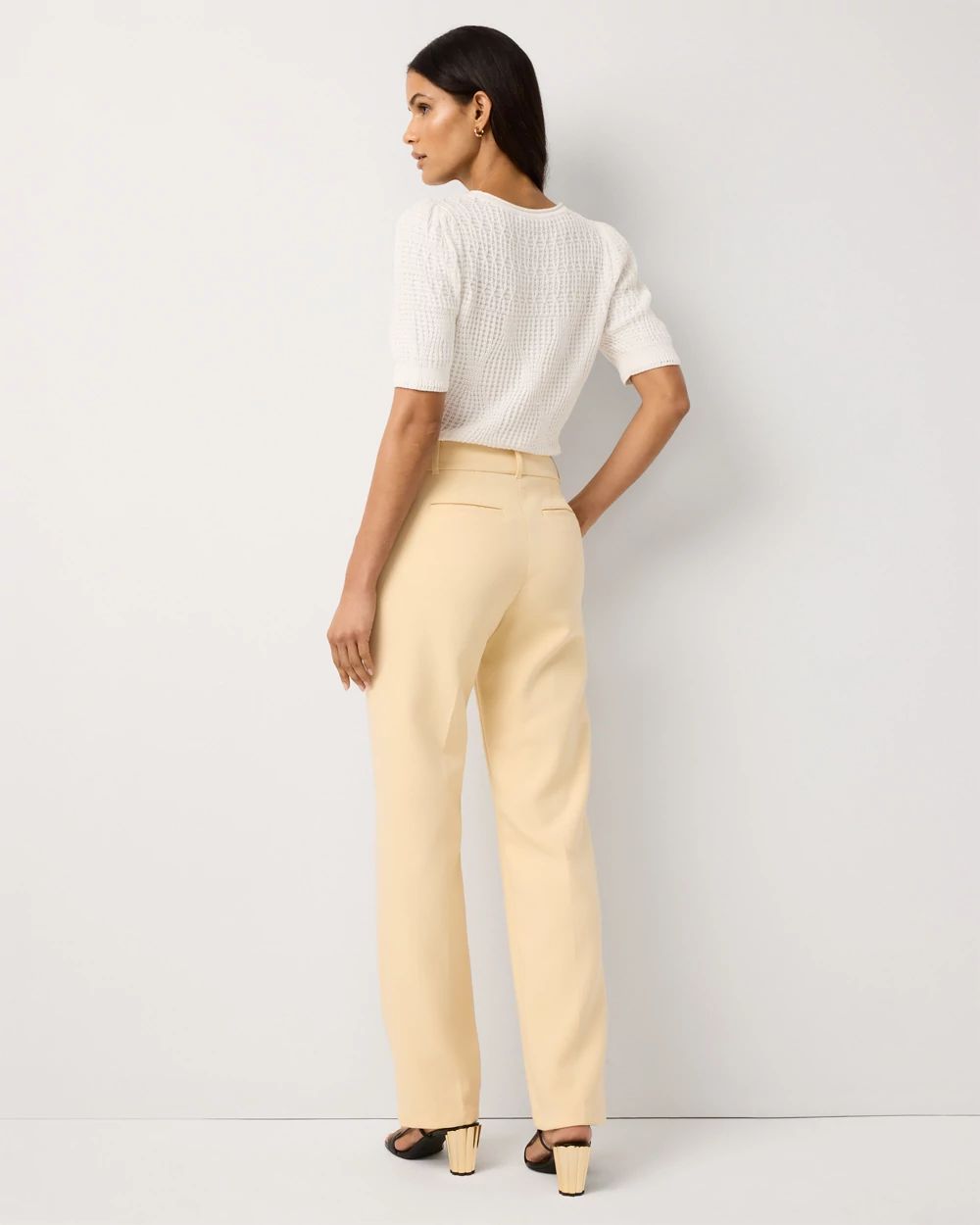 Petite High Rise Riley Trouser
