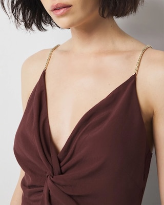 Twist Front Jumpsuit click to view larger image.