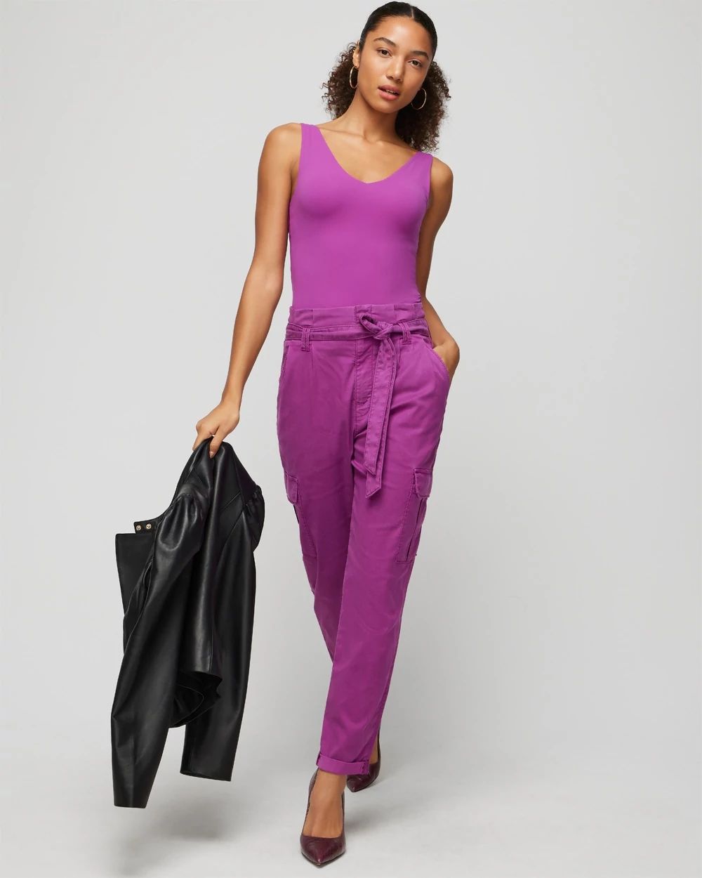 WHBM FORME™ All Ways Stretch Dual Neck Tank click to view larger image.
