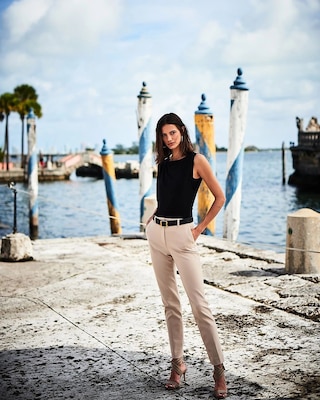 Comfort Stretch Slim Ankle Pants