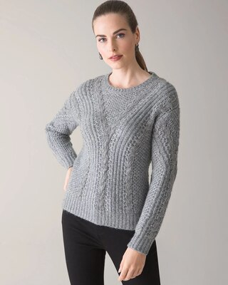 Embellished Crewneck Sweater