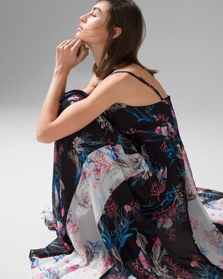 Mix Print Maxi Dress