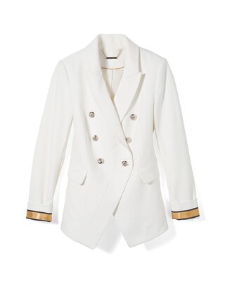 Petite Ecru Studio Blazer