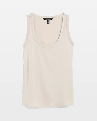 Satin Front Shell Tank click to view larger image.