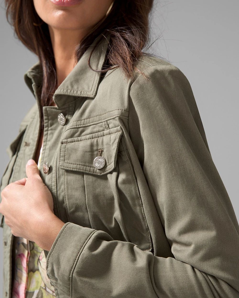 Cropped Pret Twill Jacket