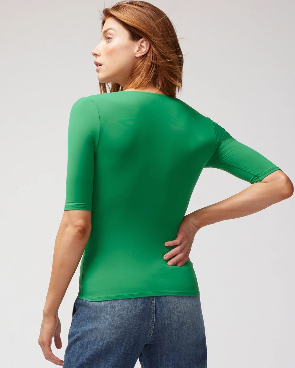 WHBM® FORME Elbow-Sleeve Top