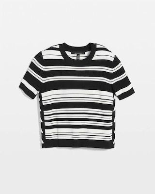 Lace Up Side Sweater Tee click to view larger image.