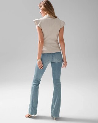 Flounce Sleeve Studio Vest