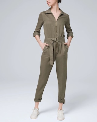 Roll-Tab Utility Jumpsuit